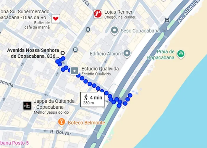 Copacabana Perto Do Mar Rio de Janeiro